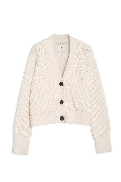 Anine Bing - Maxwell Cardigan in Cream | Blond Genius