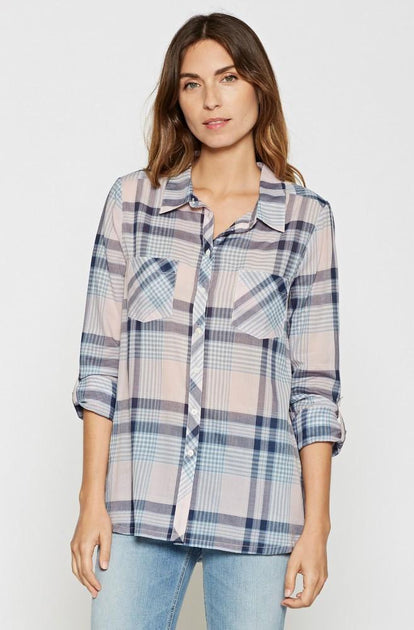 Soft joie discount lilya plaid shirt