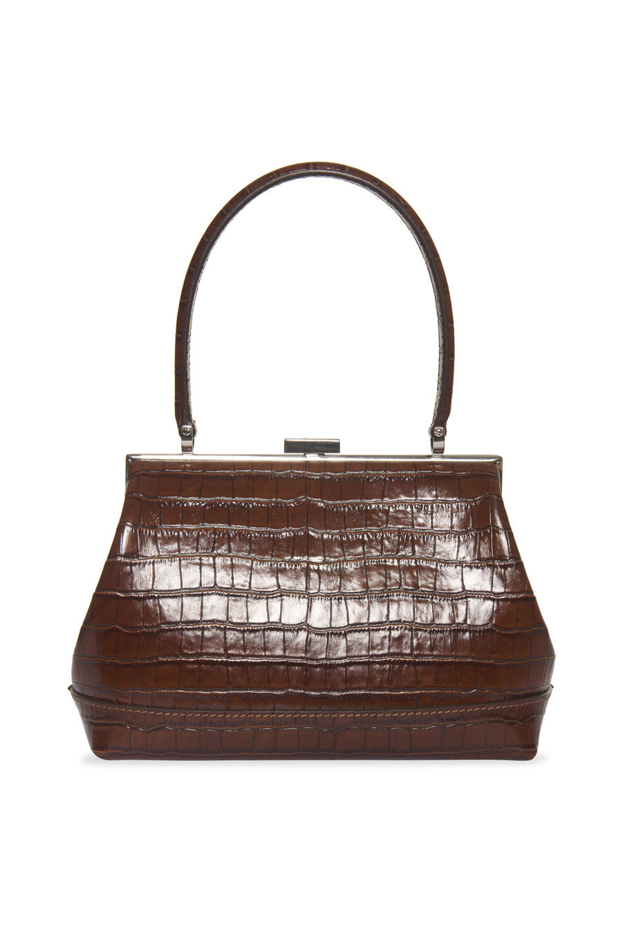 Anine Bing Mini Elly Bag in Brown Croco Blond Genius