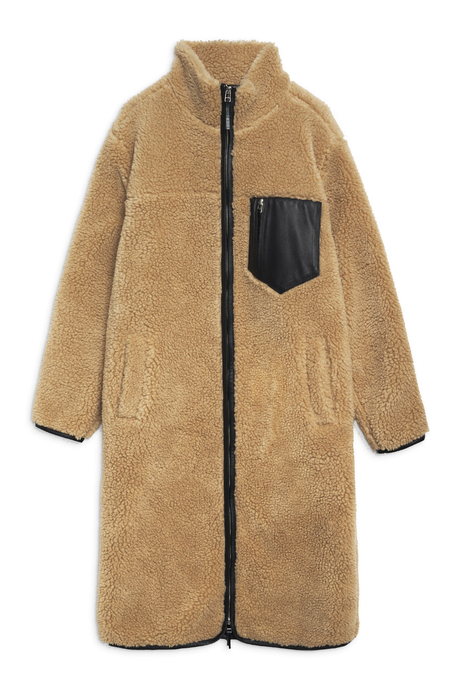 Anine Bing Ryder Coat in Camel Blond Genius