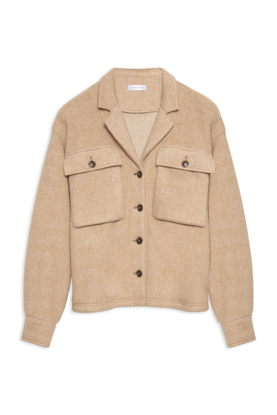 Anine Bing Sawyer Jacket in Tan Blond Genius