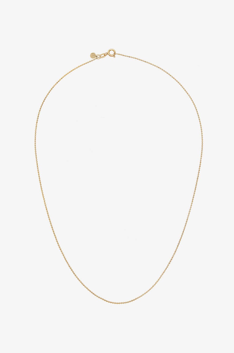 Anine Bing Beaded Chain Necklace in Gold Blond Genius