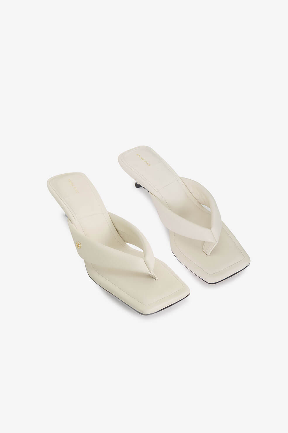 Anine Bing Viola Sandals in Ivory Blond Genius