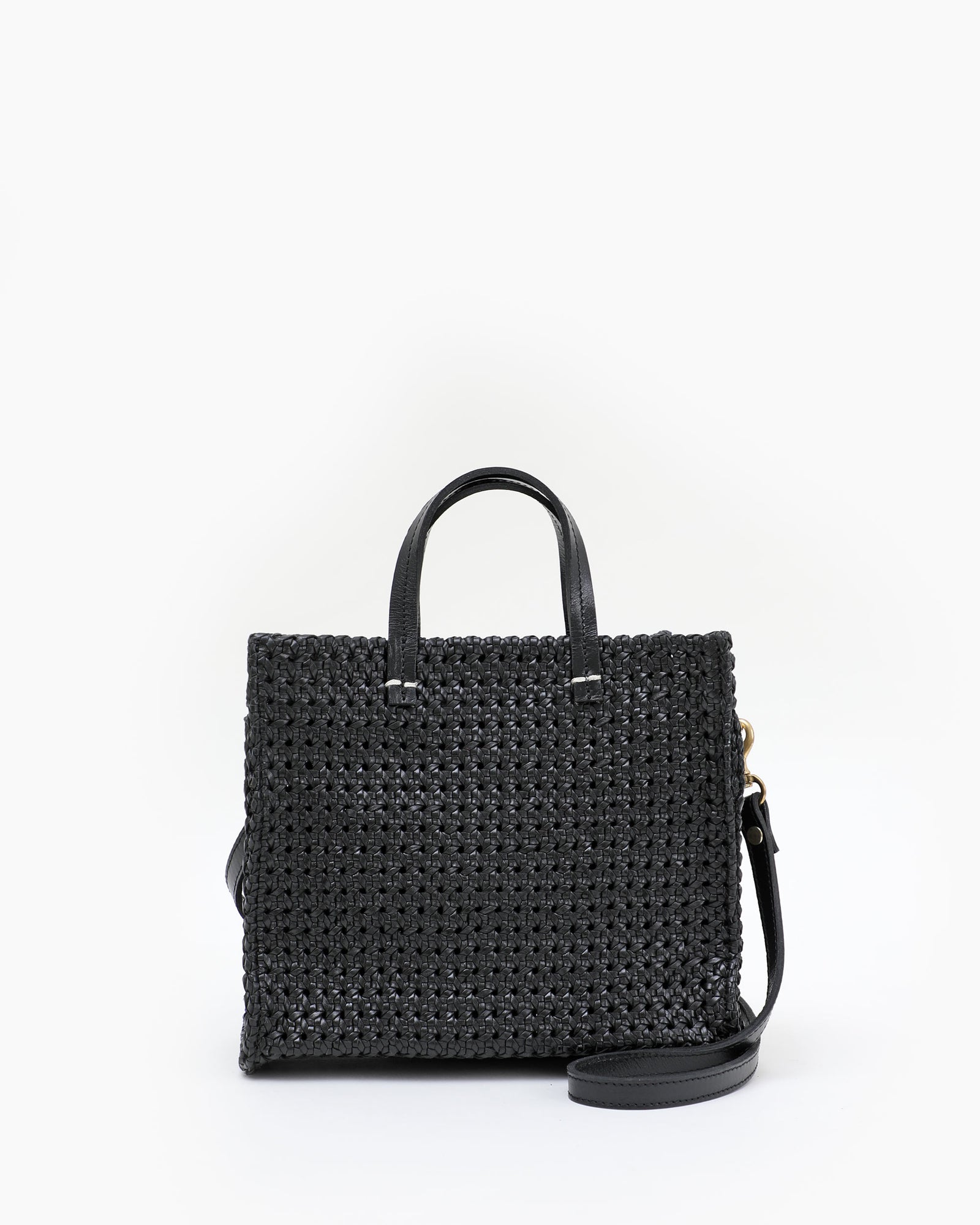 Clare v simple discount woven leather tote