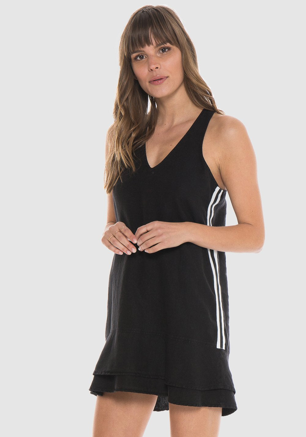 Bella Dahl Sport Stripe Racer Back Dress