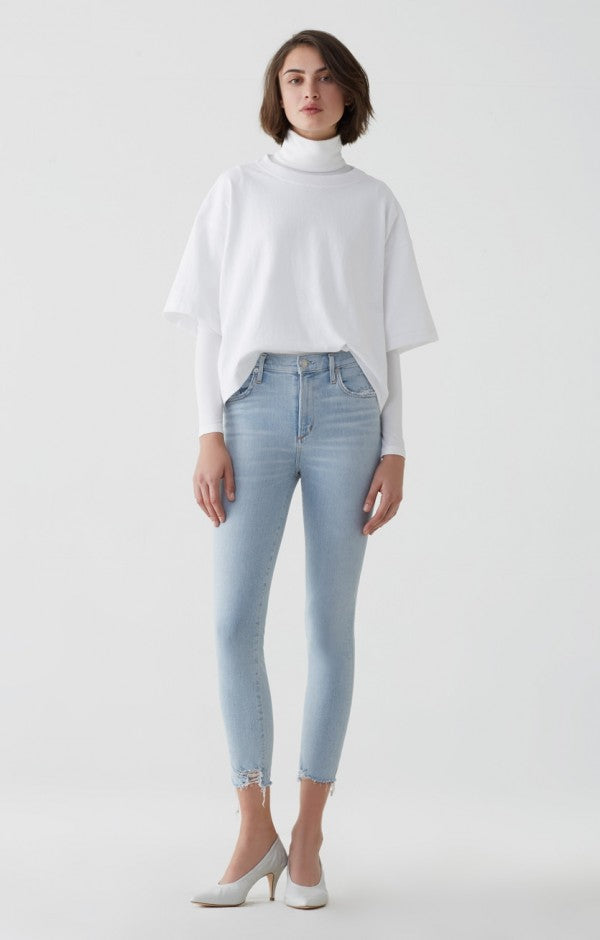 AGOLDE Sophie Crop Hi Rise Skinny Jean Parallel