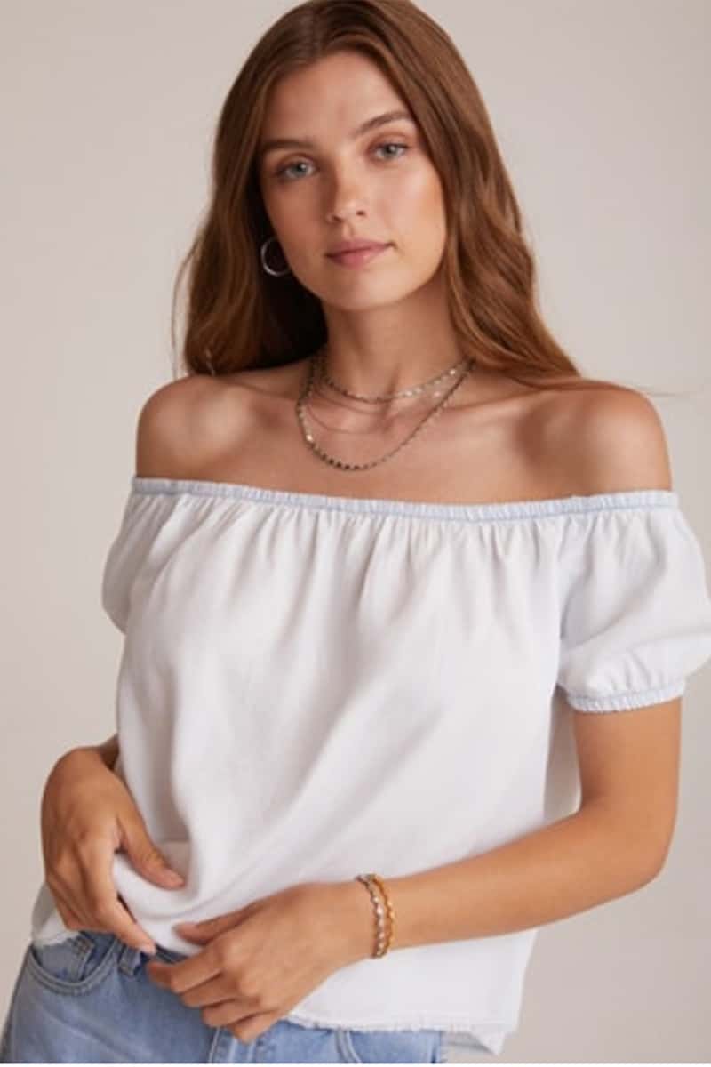 Bella off discount the shoulder shirt