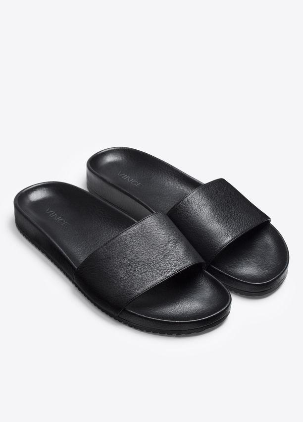 Vince sales leather slides