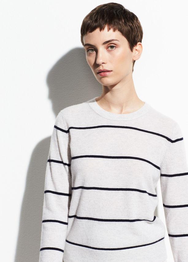 Vince overlay cashmere clearance sweater