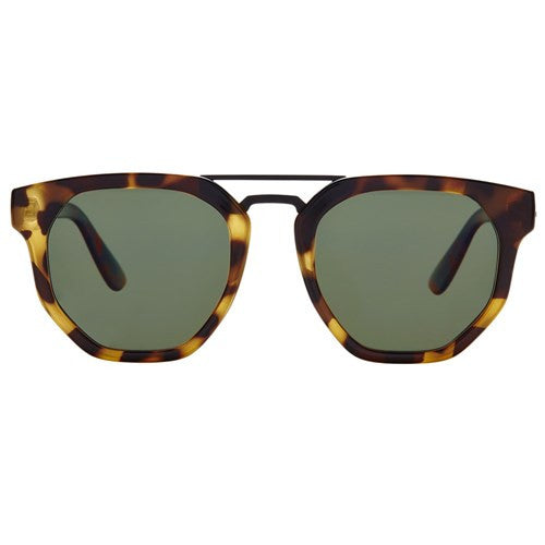 Le Specs Thunderdome Milky Tort Khaki Mono Polarized Blond Genius