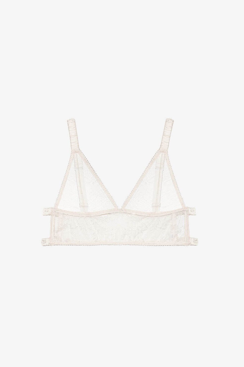 Anine Bing Lace Bra With Trim - Nude