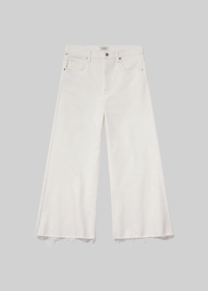 Citizens of Humanity - Lyra Wide leg Crop in Soft White