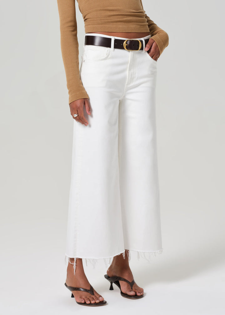 Citizens of Humanity - Lyra Wide leg Crop in Soft White