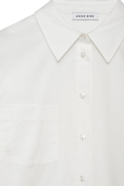 Anine Bing - Maxine Shirt in White | Blond Genius