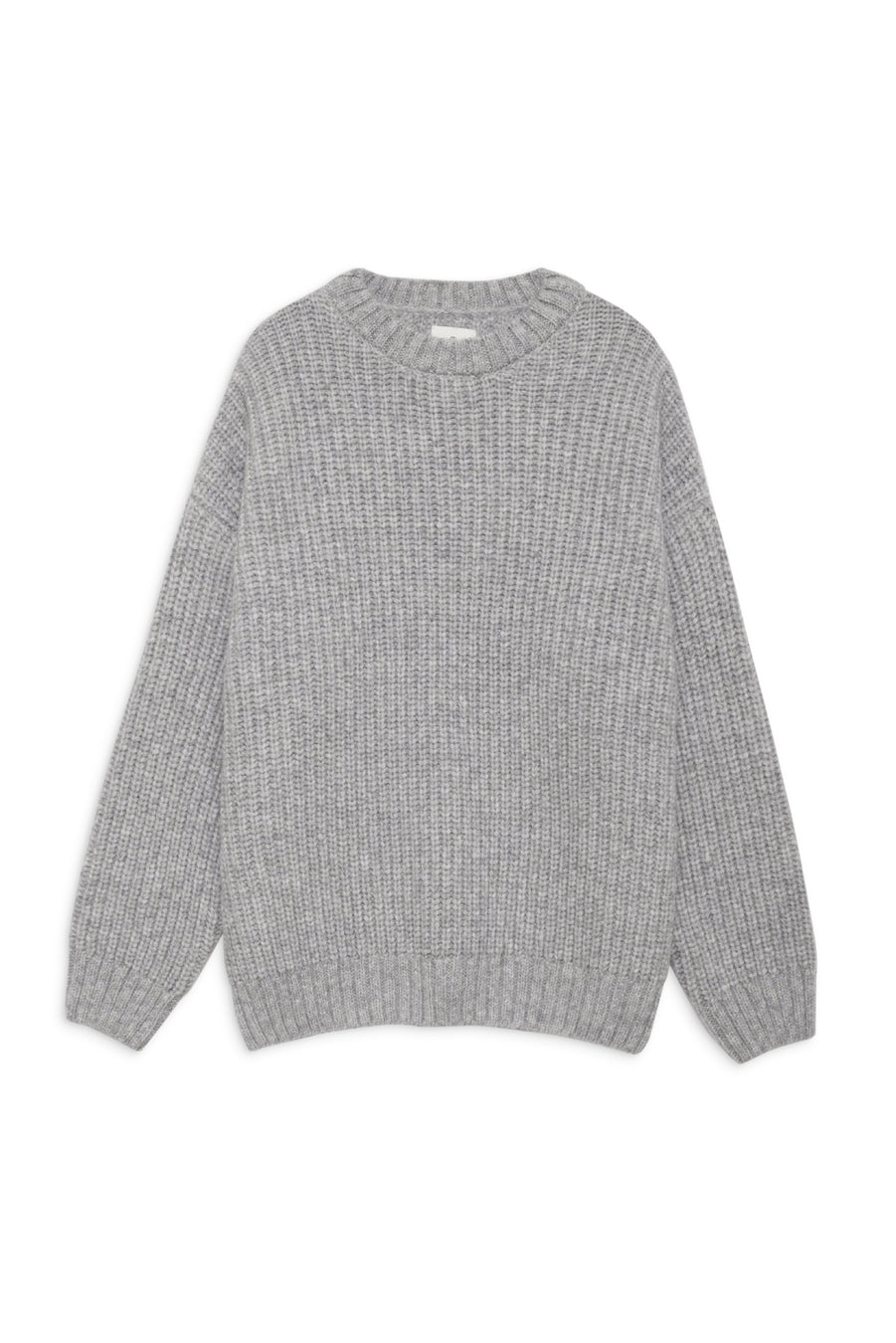 Anine Bing - Sydney Crew Sweater in Light Heather Grey