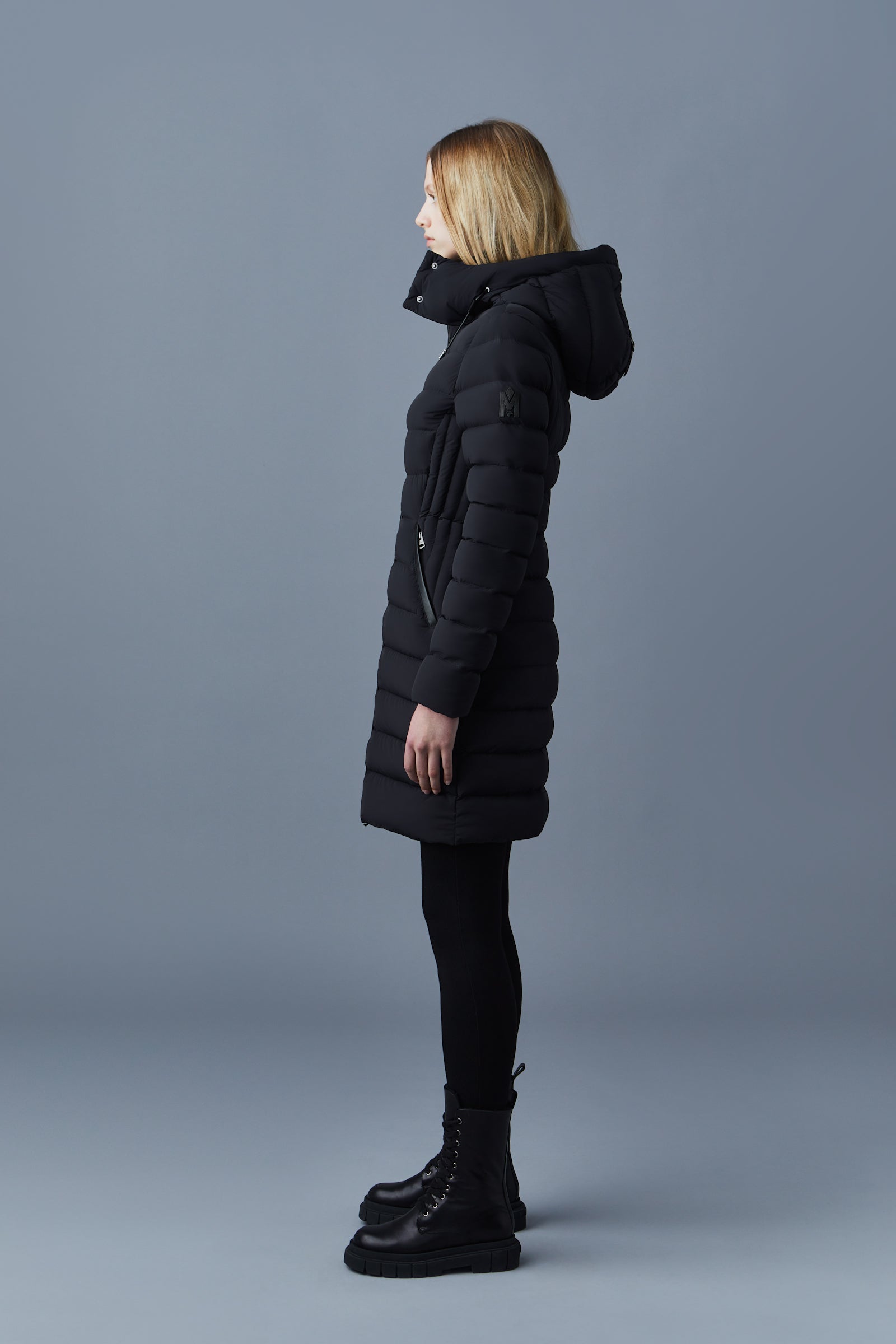 MACKAGE - Farren Lightweight Down Coat in Black – Blond Genius