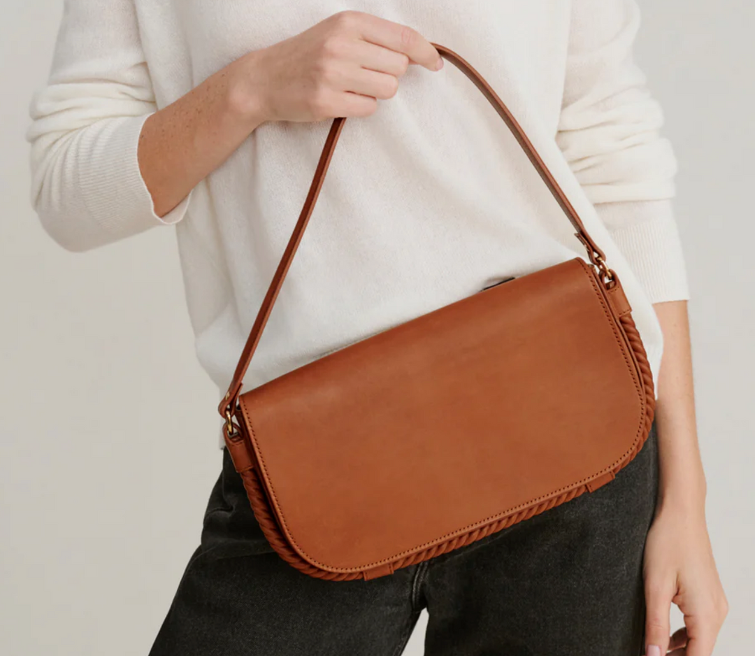 Jenni Kayne - Brooke Shoulder Bag in Cognac