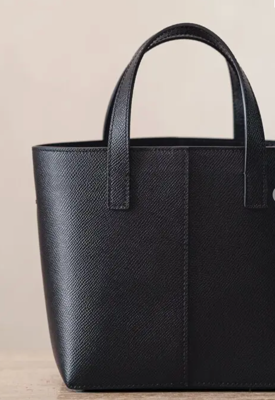 Jenni Kayne - Mini Leather Tote in Black