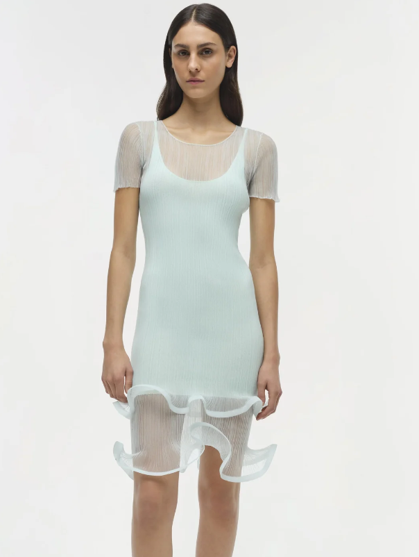 SIMKHAI - Jett Mini Dress in Seafoam