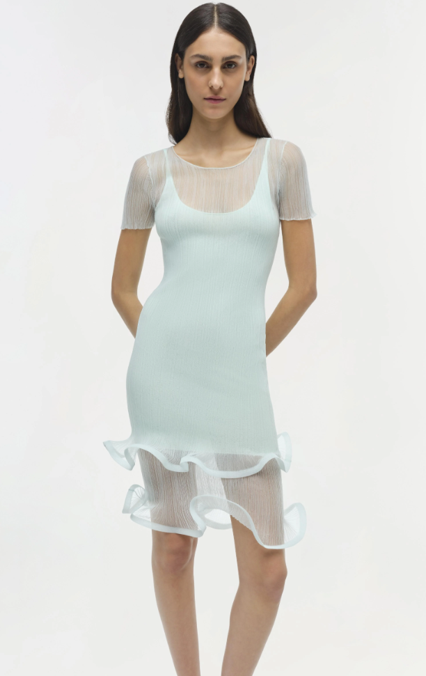 SIMKHAI - Jett Mini Dress in Seafoam