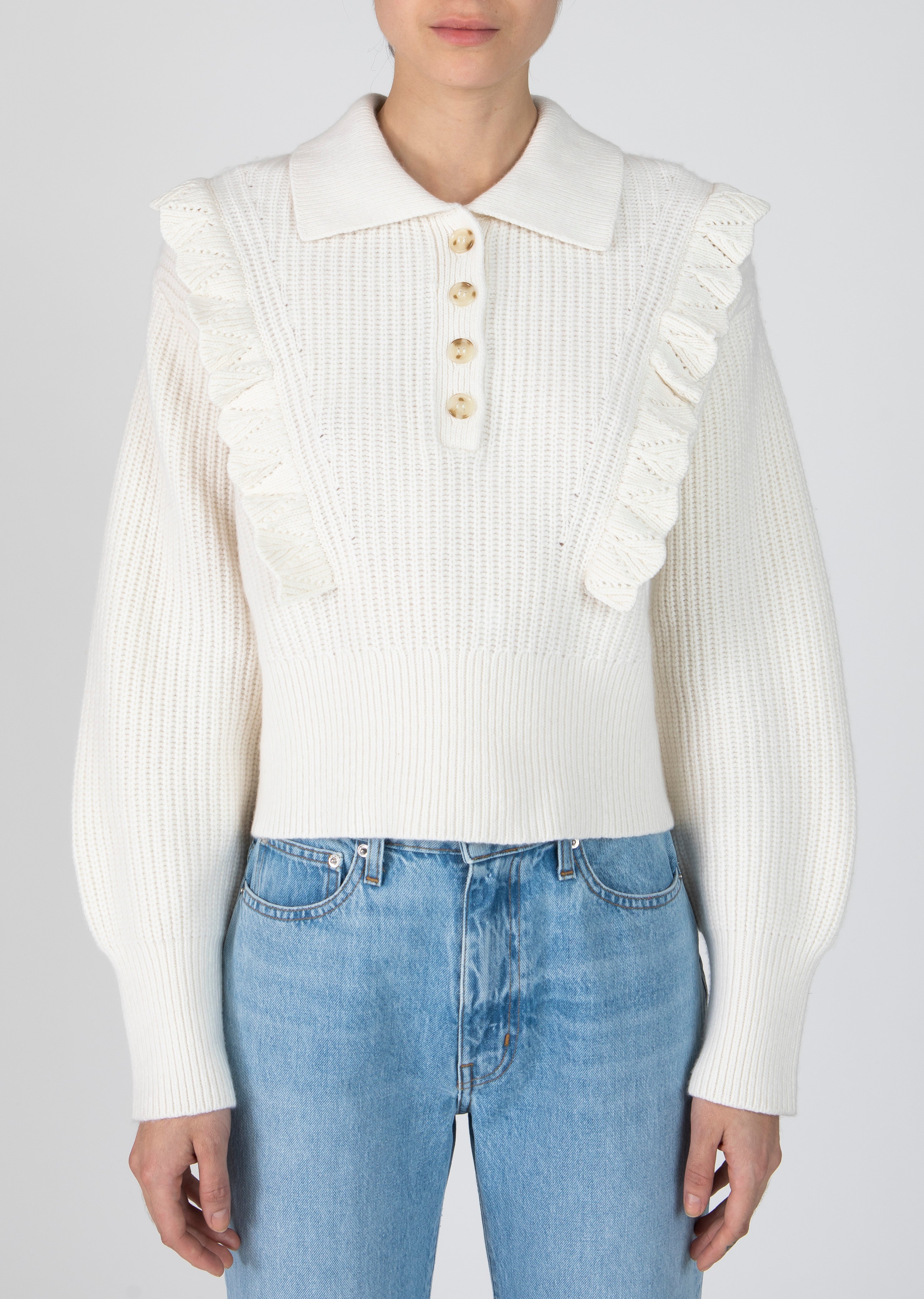 Derek Lam outlets 10 Crosby Ruffled Poet Blouse