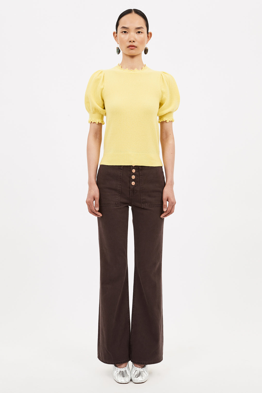 Ulla Johnson Lotta Top in Limonite