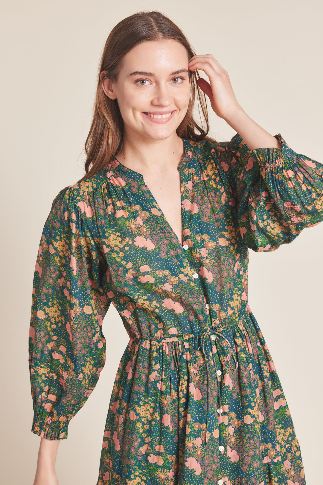 Trovata - Sylvie Dress in Woodbine Cluster – Blond Genius