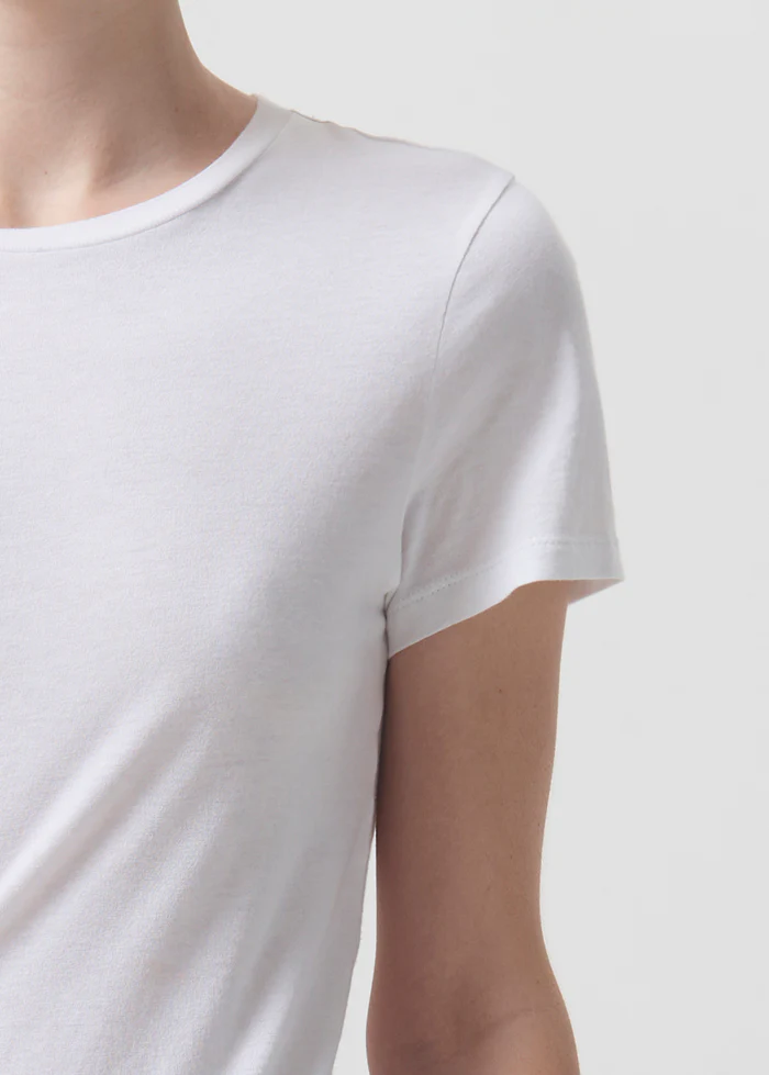 AGOLDE - Annise Slim Tee in White
