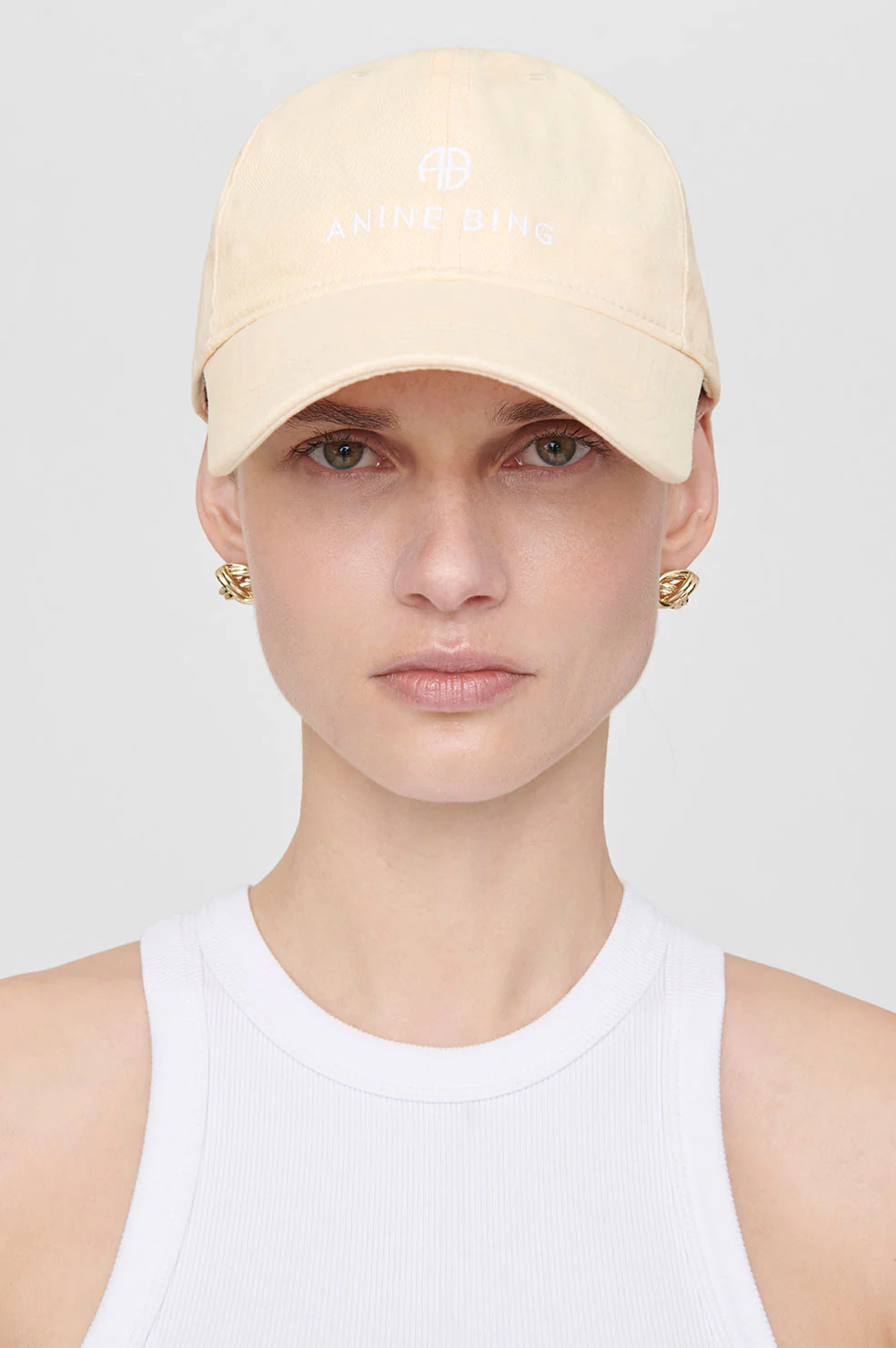 Anine Bing - Jeremy Baseball Cap in Yellow