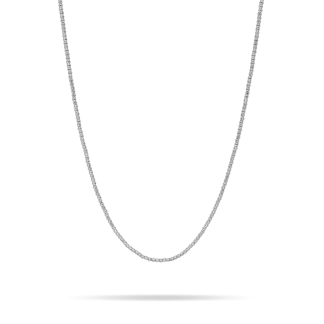 Adina - Bead Chain Necklace in Sterling Silver