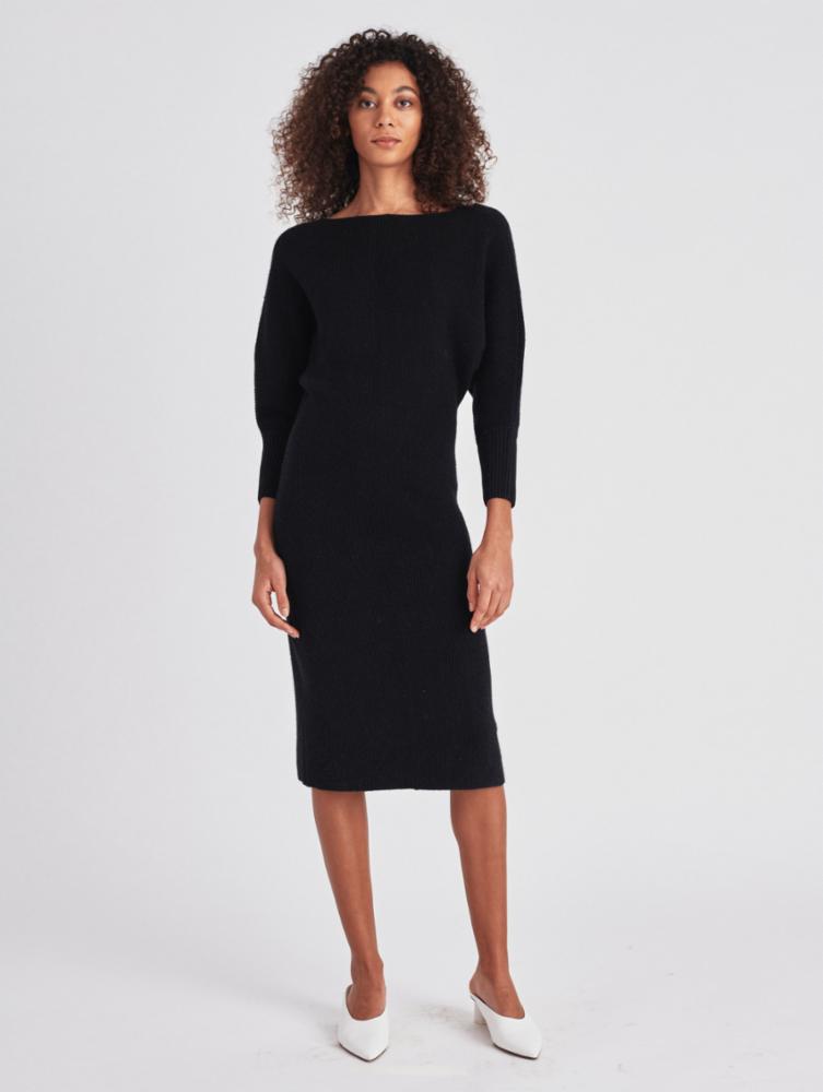 V neck cashmere outlet dress