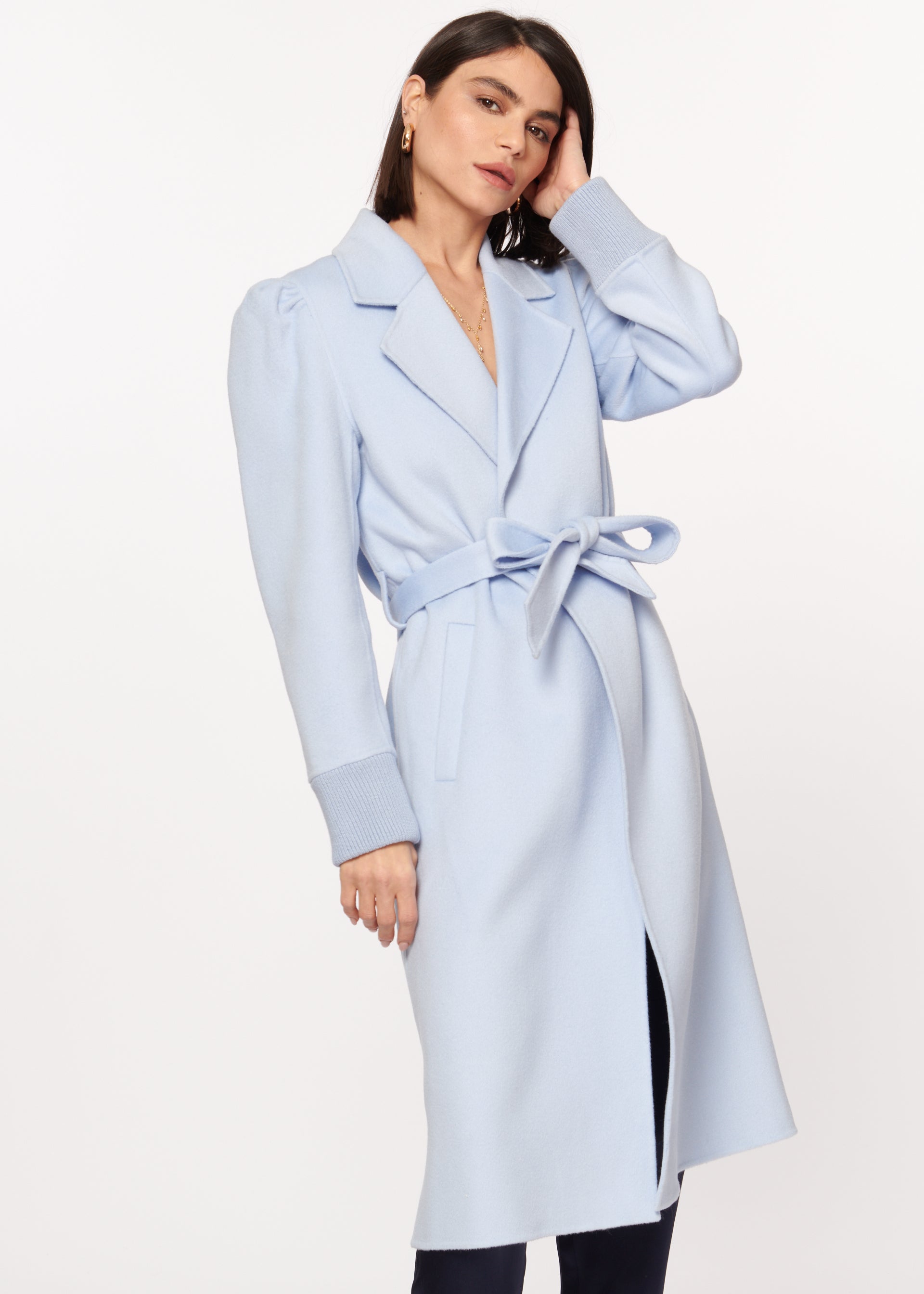 Halogen boiled wool coat best sale