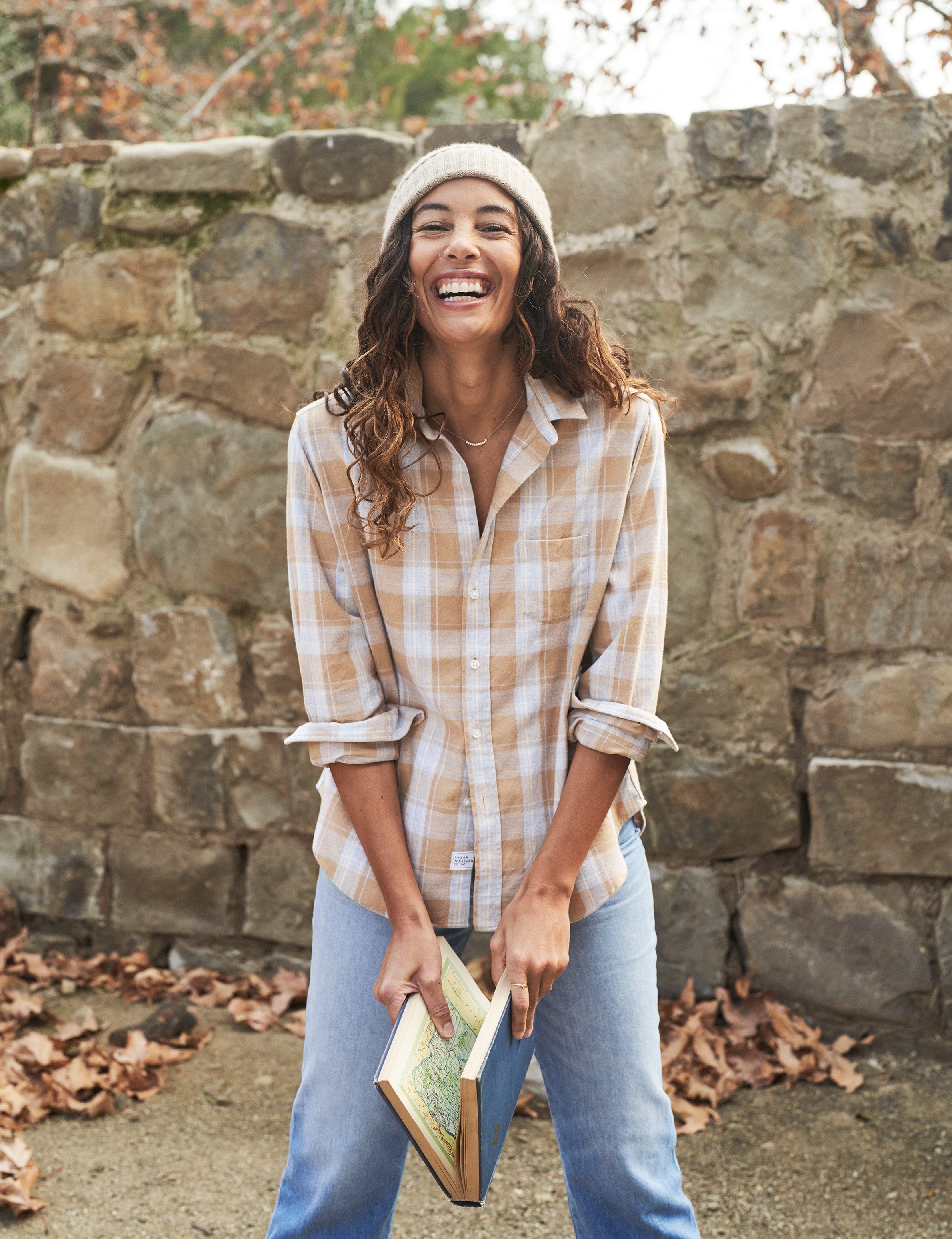 Frank & Eileen Eileen Button Up good gingham top M