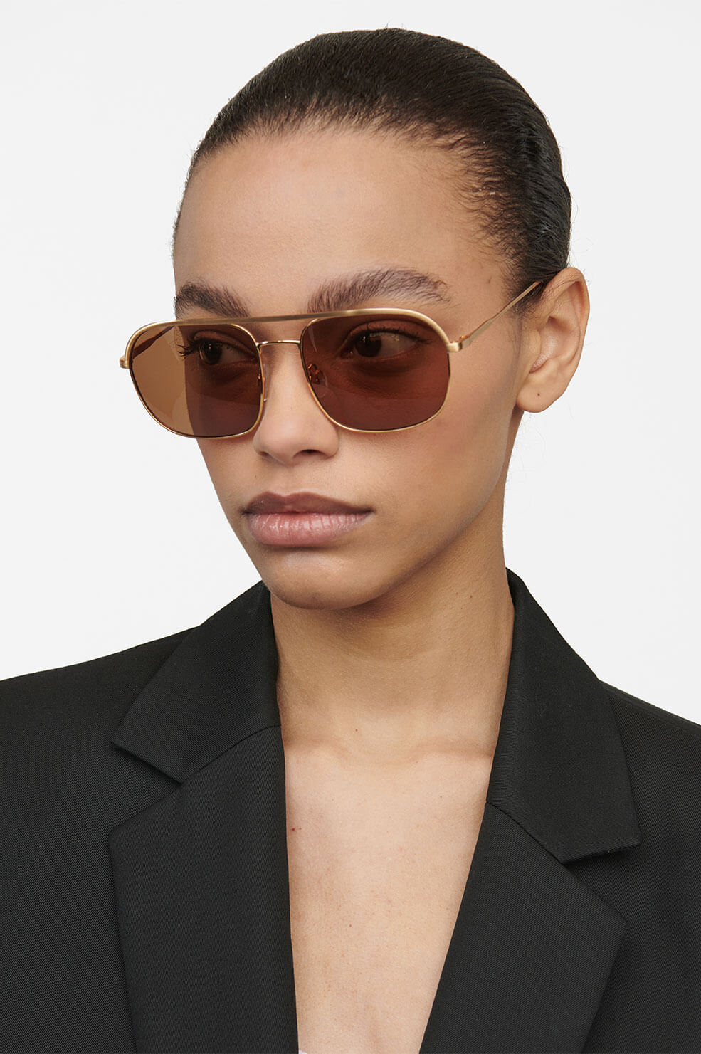 Anine Bing Highland Sunglasses in Brown Blond Genius