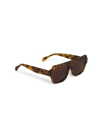 Anine Bing Sicily Sunglasses in Tortoise Blond Genius