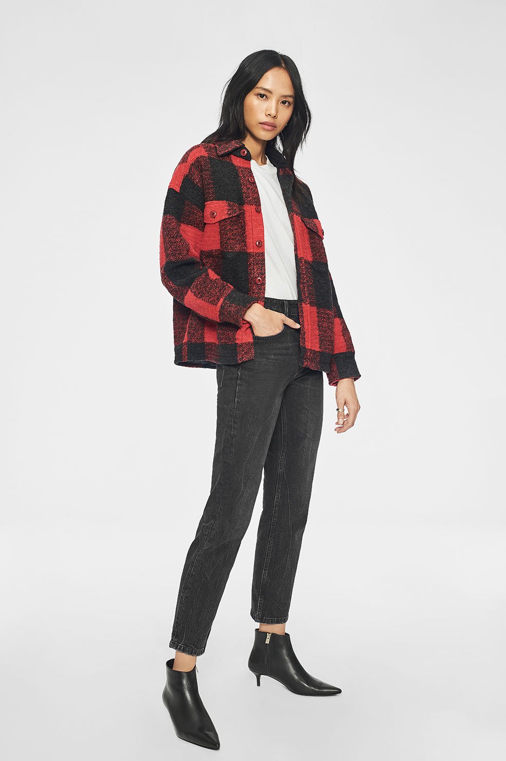 Bobbi flannel store jacket anine bing