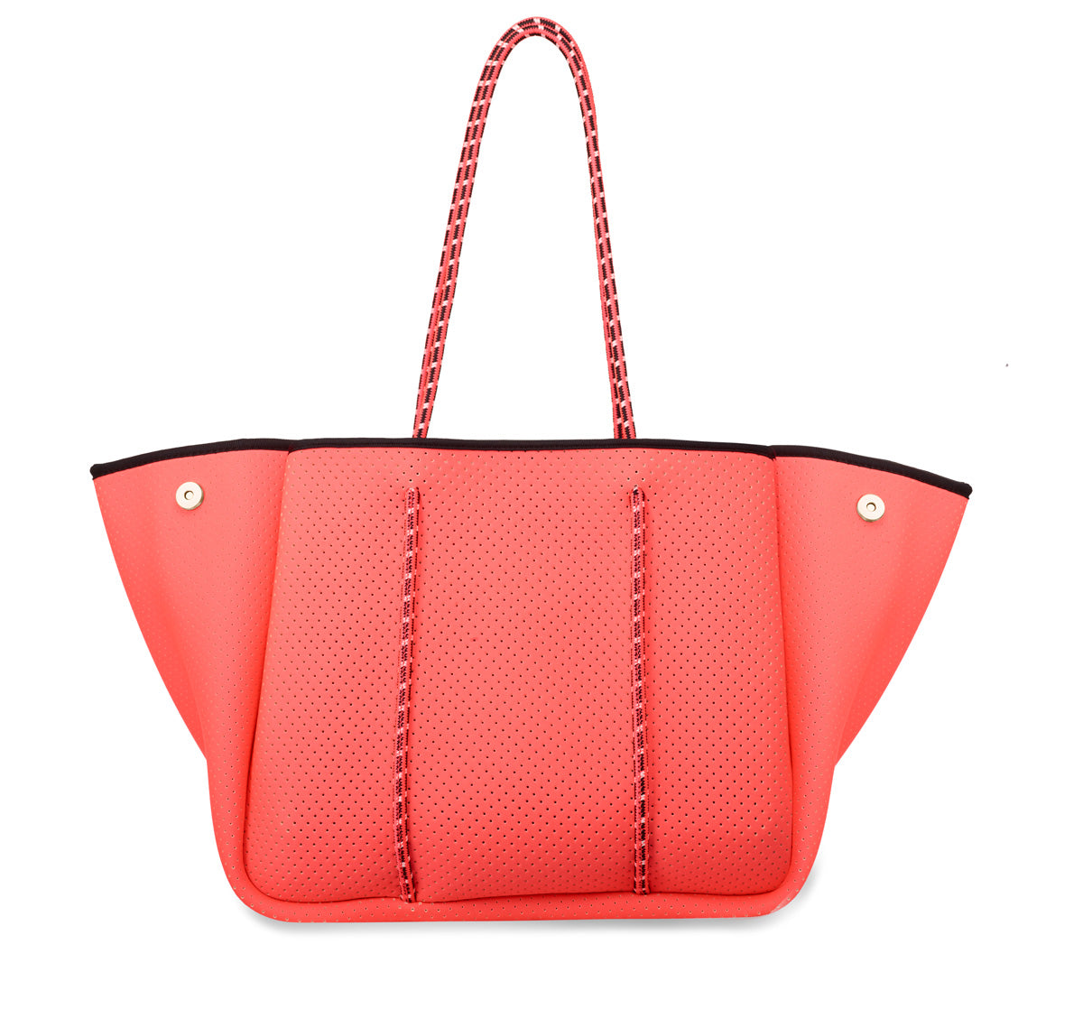 ANNABEL INGALL Sporty Spice Neoprene Tote in Tangerine Blond Genius