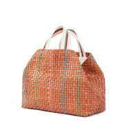 Woven Zig Zag Bateau Tote by Clare V. for $95