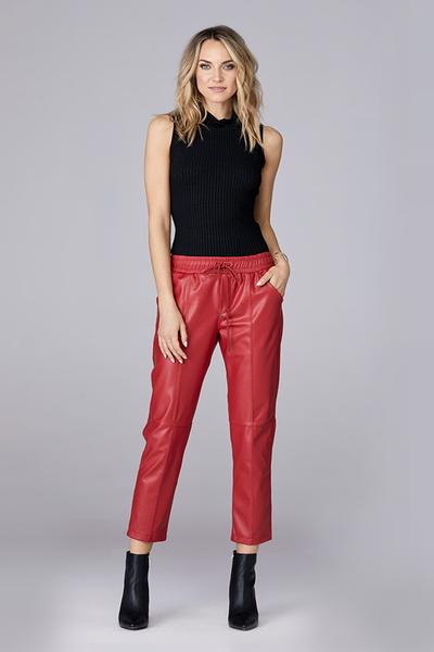 David lerner clearance leather joggers