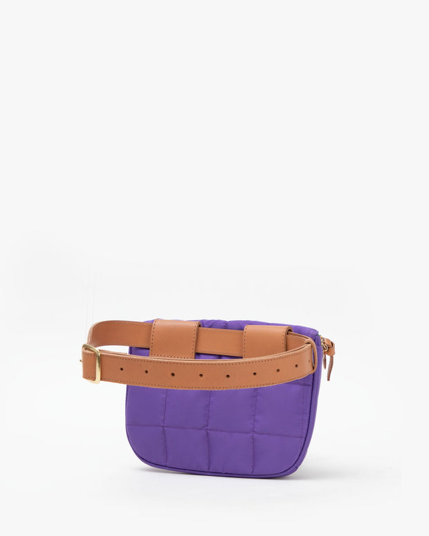 Clare V. | Wallet Clutch, Iris Purple with Eyes