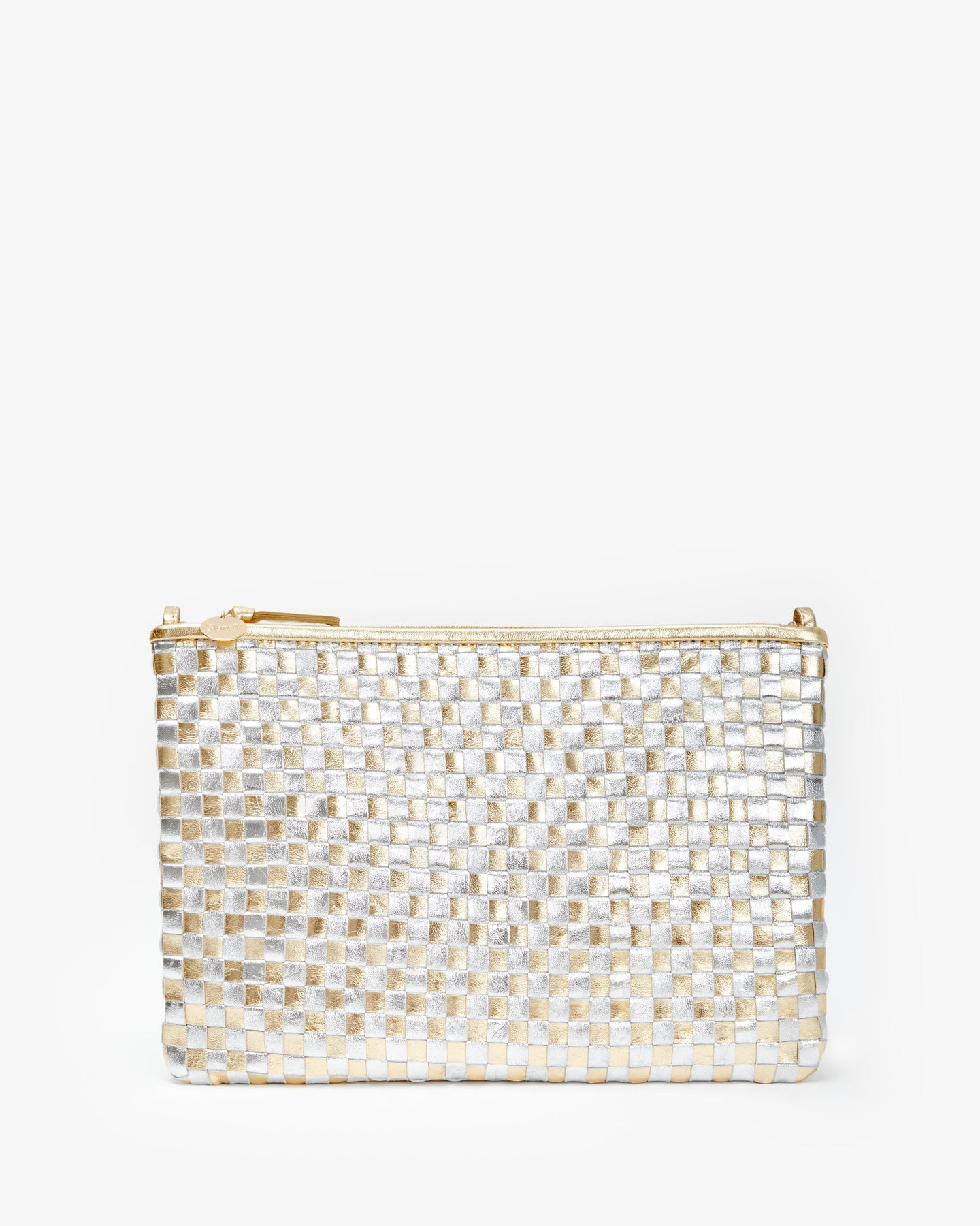 Clare V. Circle Clutch  Clare v., Clutch, Embossed leather