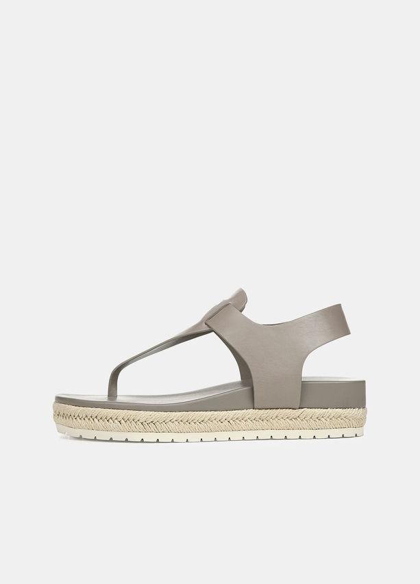 VINCE Flint Sandal in WoodSmoke Blond Genius