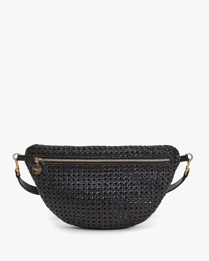 Clare V. - Grande Fanny in Black Rattan