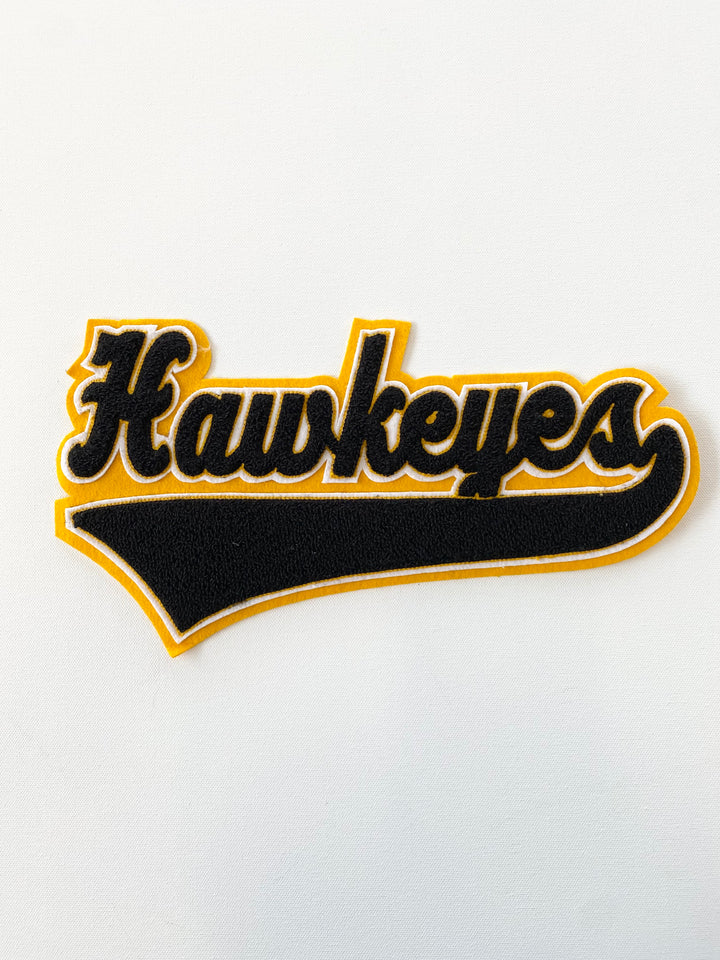 Iowa and Iowa State Script Word Patch