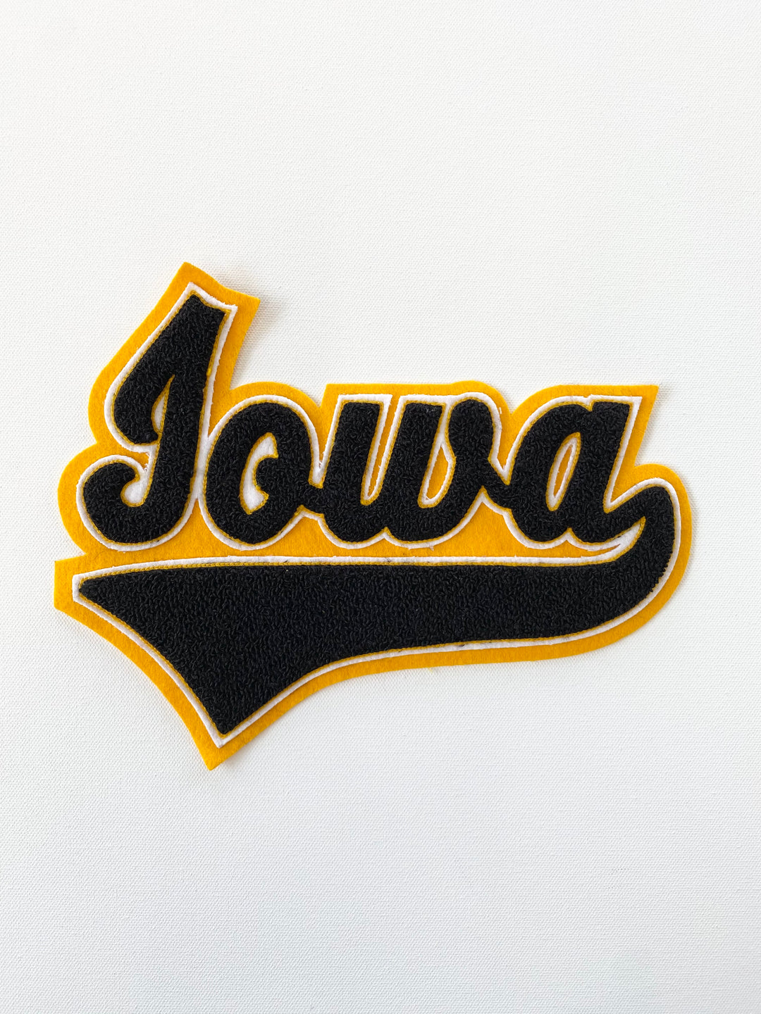 Iowa and Iowa State Script Word Patch