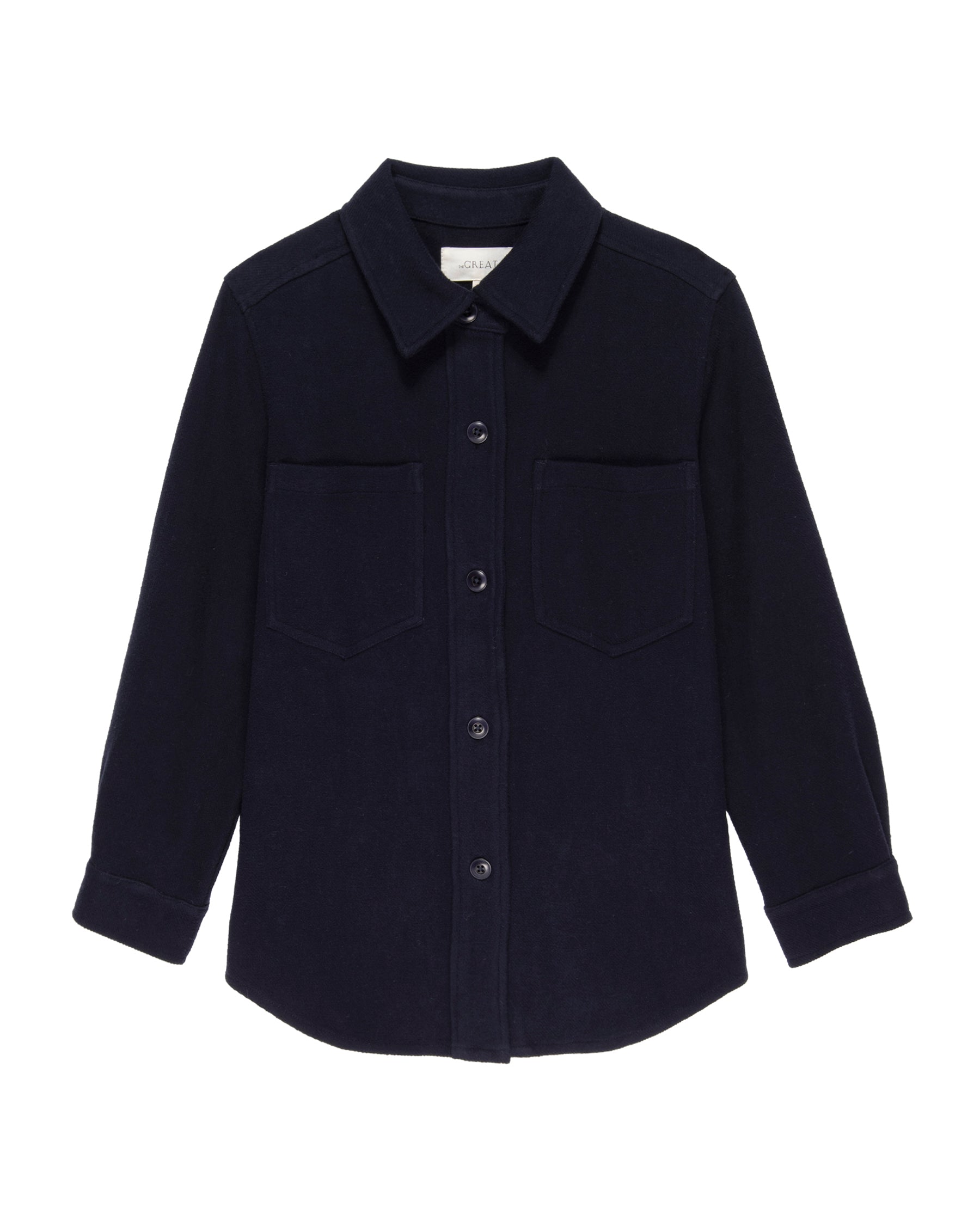 The Great The Craftsman Shirt Jacket In Navy