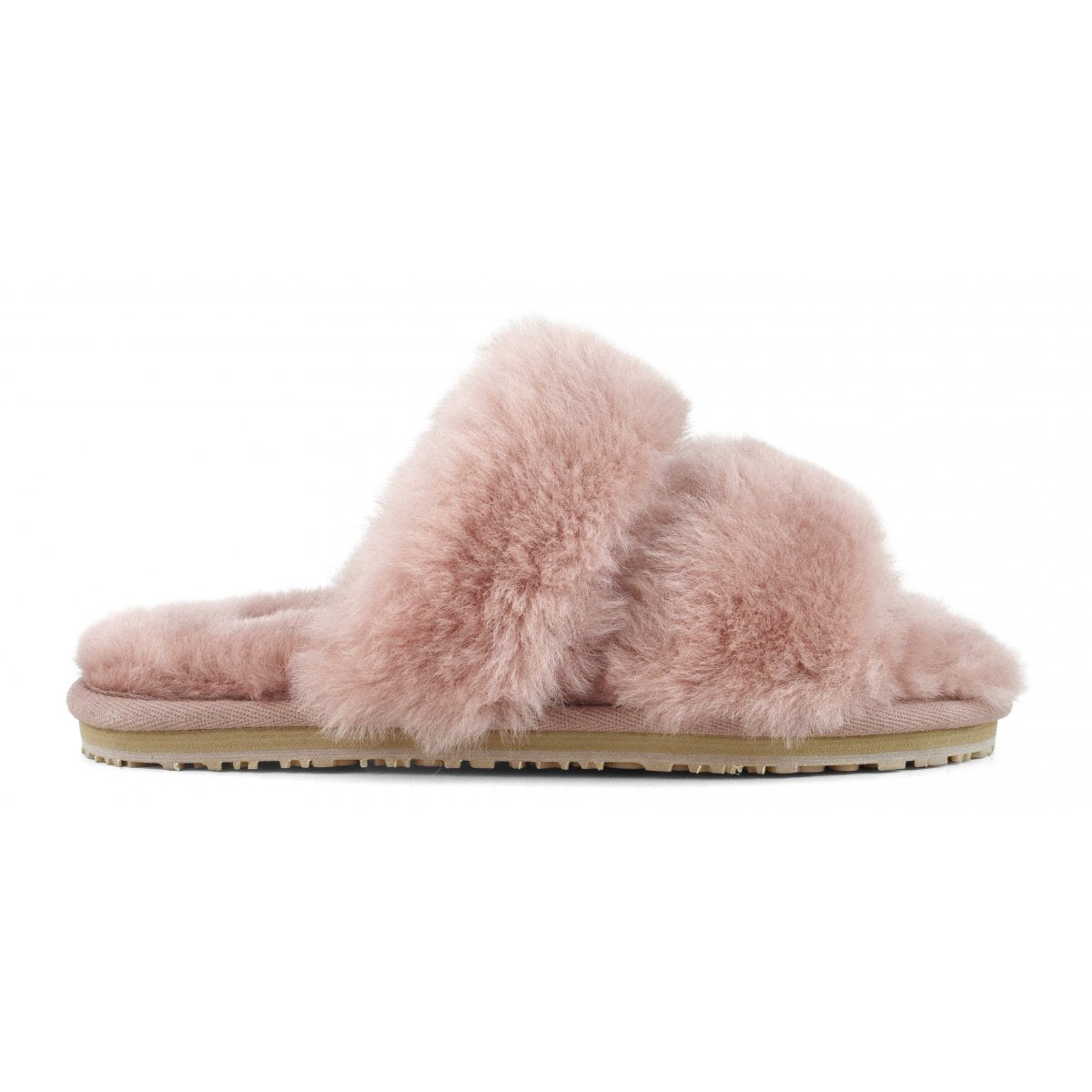 Fluffy best sale striped slipper