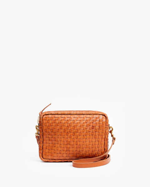 Clare V. Midi Sac Bag in Natural Cream Woven – AZURE