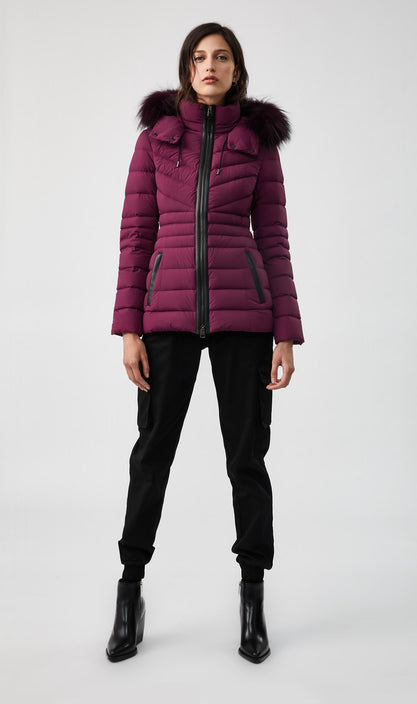 Mackage Patsy Down Jacket in Berry