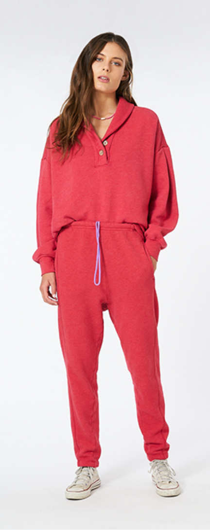 Xirena - Crosby Sweatpant in Faded Red